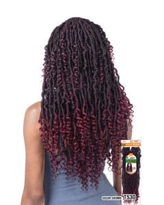 Model Model 2x trini boho gorgeous loc 18" glance braid