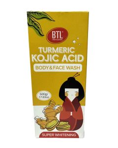 BTL Turmeric Kojic Acid Body & Face Wash 17.63 oz