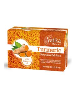 Vatika Turmeric Nourish & Exfoliate Soap 100 g