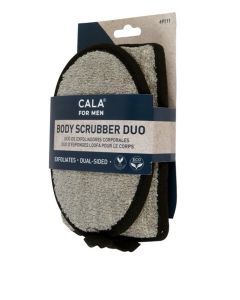 BODY SCRUBBER DUO (TAUPE/BLK) BY CALA