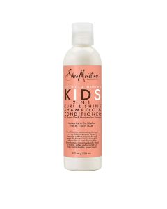 Coconut & Hibiscus Kids 2-In-1 Curl & Shine Shampoo & Conditioner by Shea Moisture (8oz)