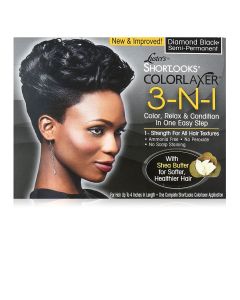 shortlooks color relaxer 3-n-1 diamond black by lusters