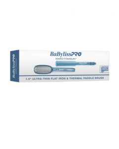 Ultra-Thin Straightener & Thermal Paddle Brush (1 1/2) by BabylissPRO BNTPP52UC