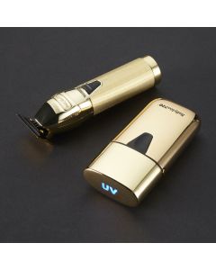 Limited Edition Metal Lithium Trimmer UVFoil Single-Foil Shaver Combo By BabylissPro FXLFHOLPKG