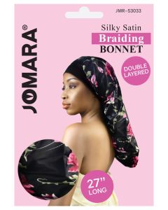 Silky Satin Braiding Bonnet Design by Jomara JMR-53033