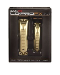 LO-PROFX Limited Edition Clipper & Trimmer in Gold by BabylissPro FXHOLPKLP-G