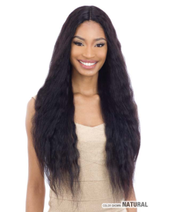 Nature Wet & Wavy Human Hair Lace Wig Deep Wave Part by Naked