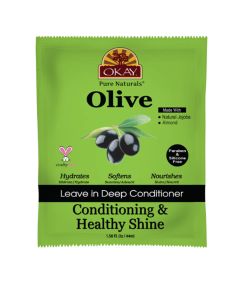 olive leave in deep conditioner by okay (1.5oz)