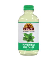 100% pure peppermint oil for hair & skin by okay (1oz)