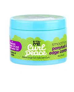 smoothing ponytail and Edge Control curl peace by just for me