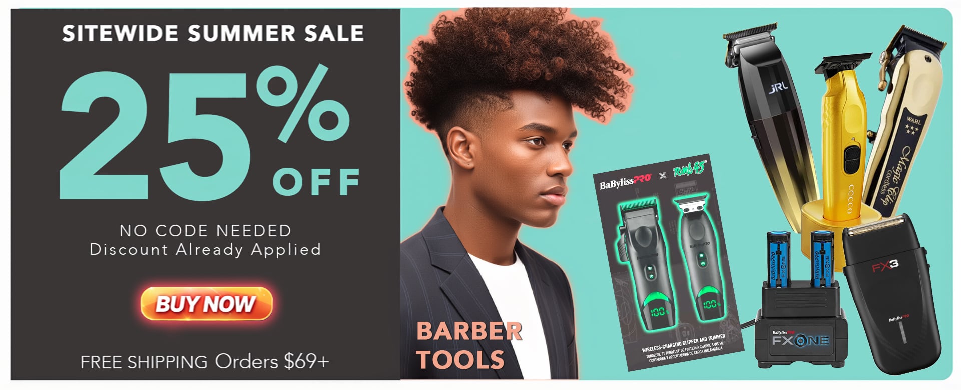 Professional Barber Tools