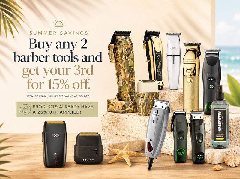 Barber Supplies Tools 15% off on 3rd item
