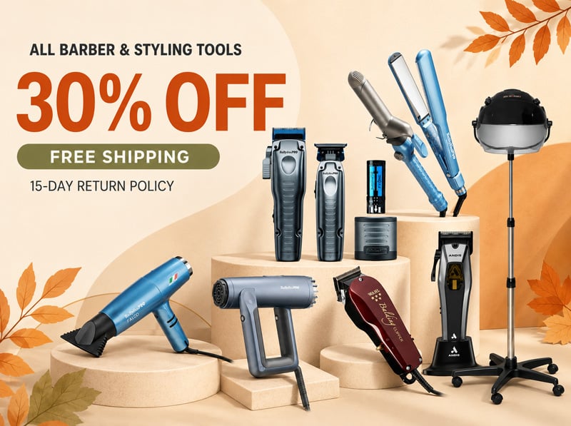Barber and Styling Tools 30% off