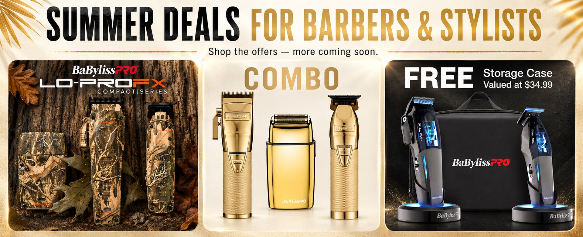 Buy 1 Get 2nd at 30% off Barber and Styling Tools