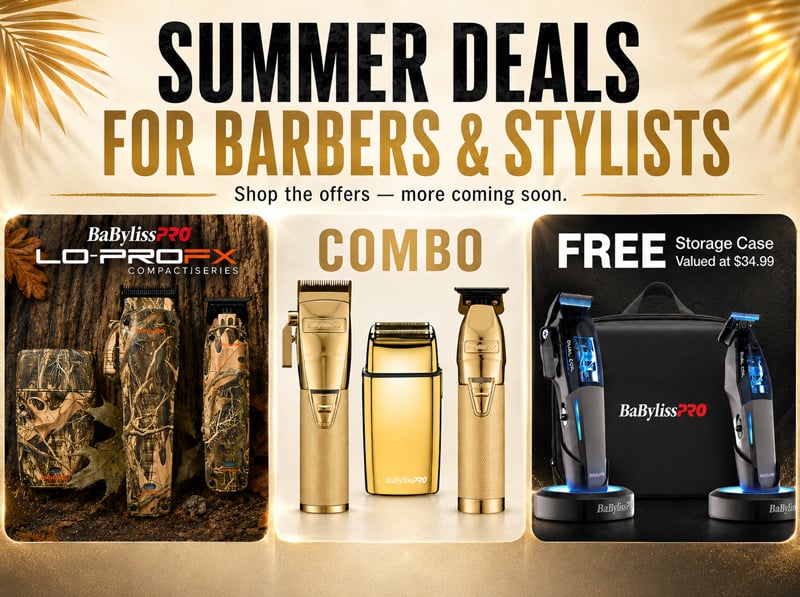 Buy 1 Get 2nd at 30% off Barber and Styling Tools