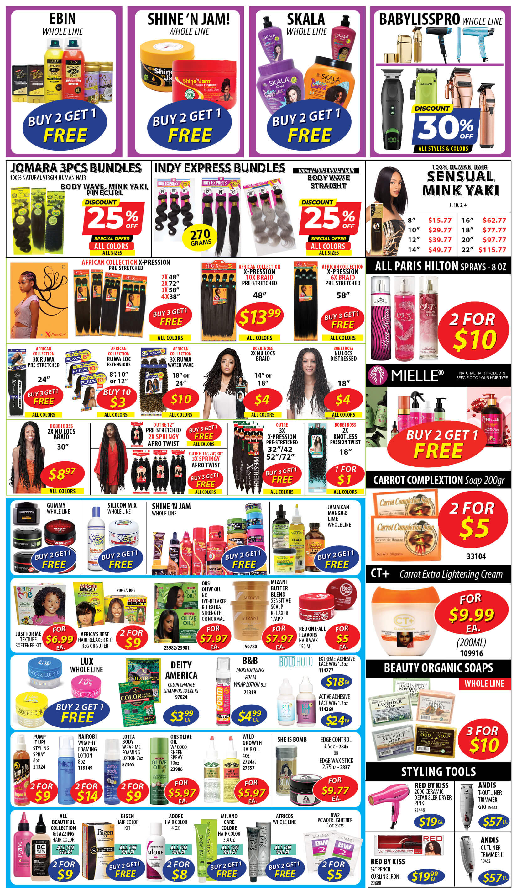 Elegant Beauty Back to School Sale Flyer - Additional August 2025 Offers