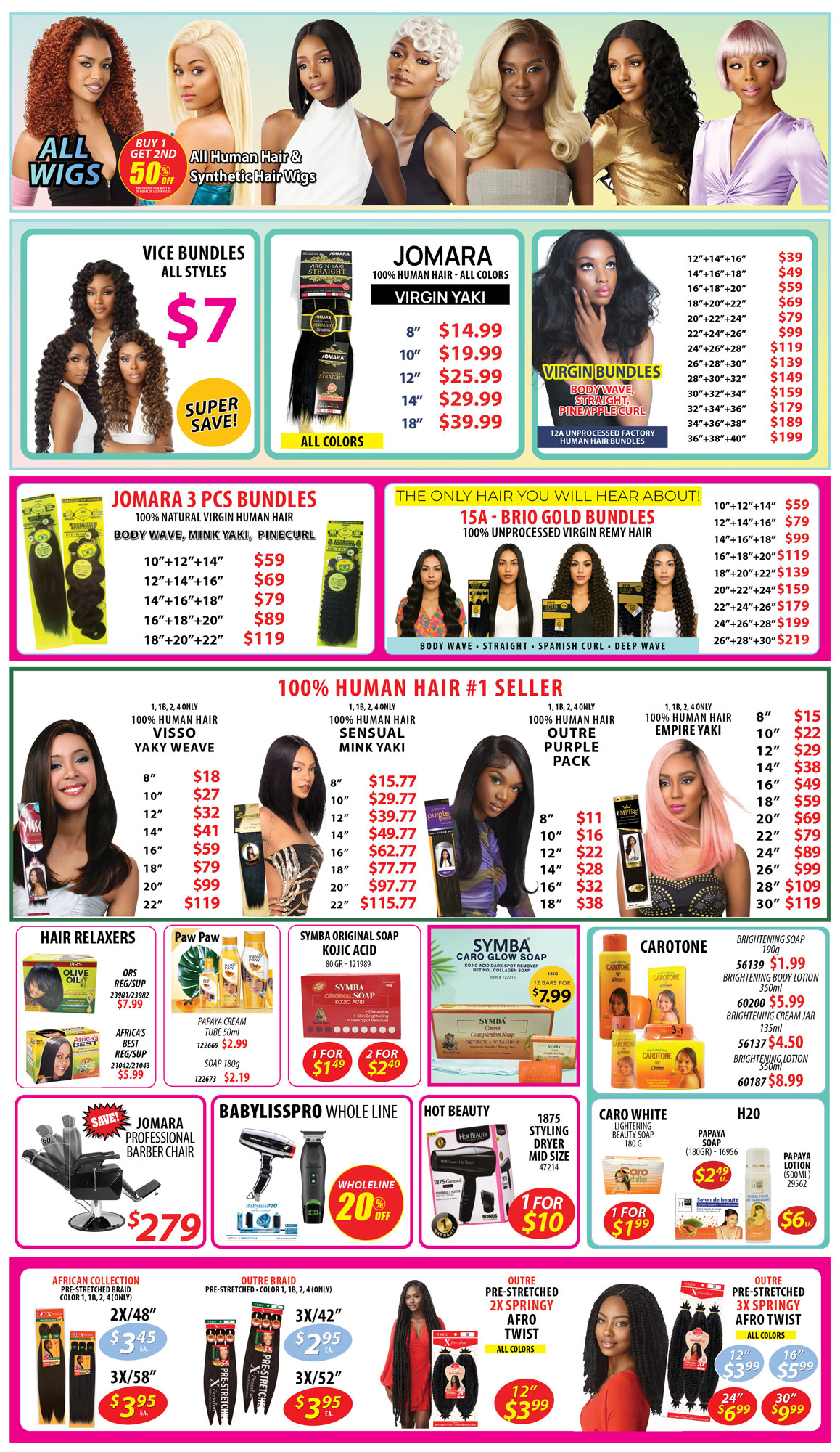 Elegant Weekly Sale Flyer Back