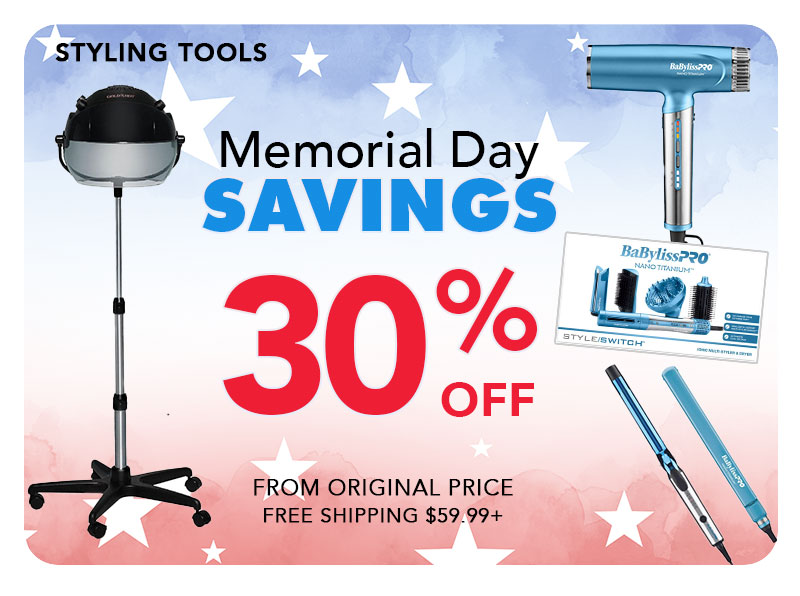 Styling Tools Memorial Day Savings