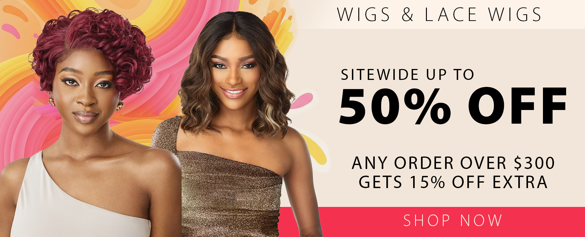 Up to 50% off Lace Wigs