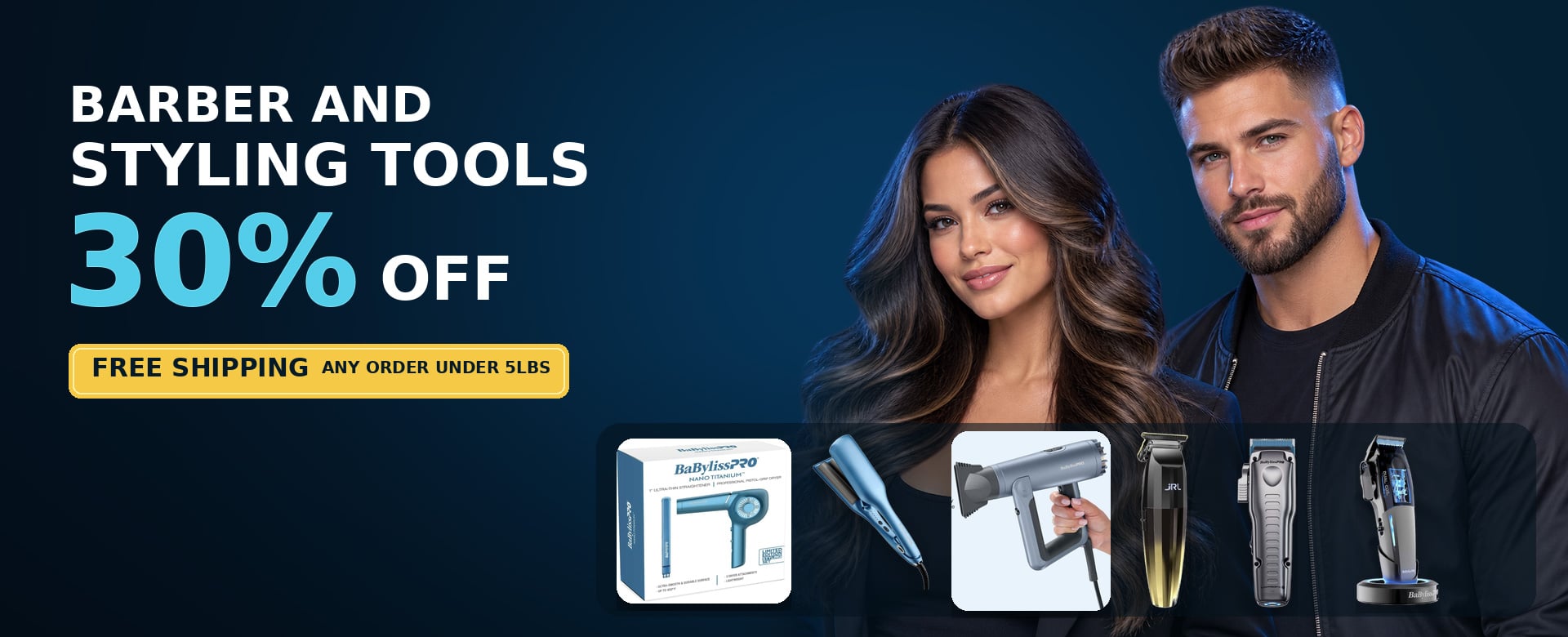 Barber and Styling Tools 30% off